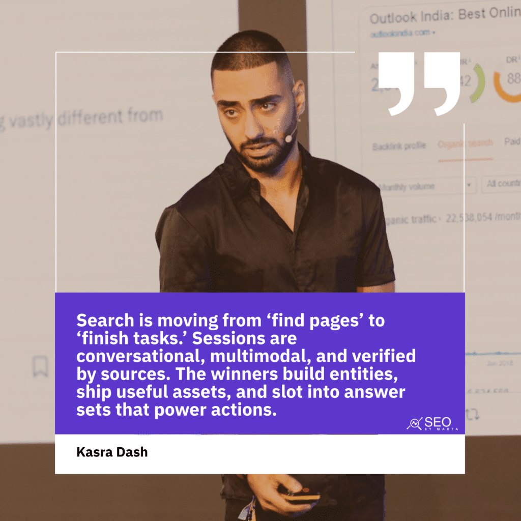 Kasra Dash in interview at SEObyMarta