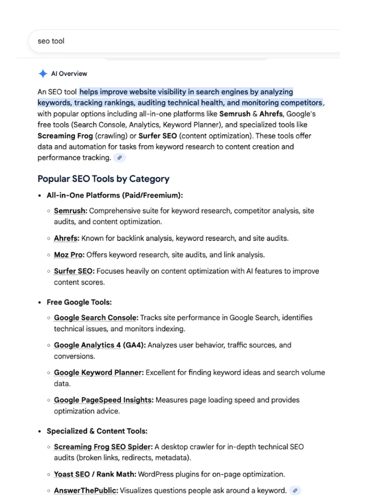 Google Search Result Screenshot