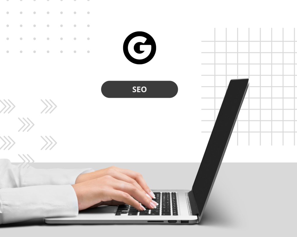 SEO Consulting- a laptop and hands