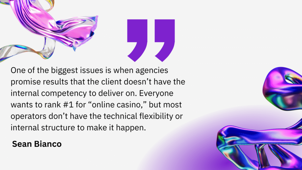 Sean Bianco- expert interview