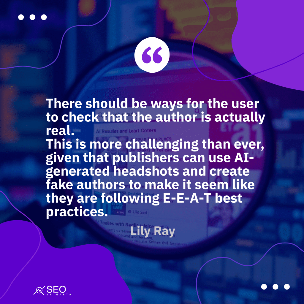 Lily Ray in interview  SEObyMarta