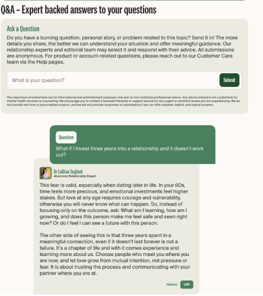 Q&A questions examples