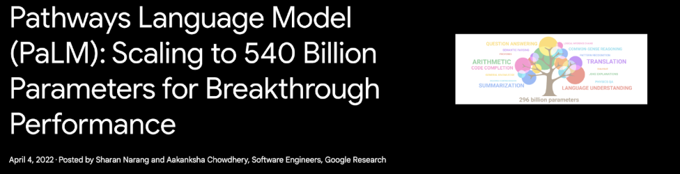 PaLM Pathways Language Model